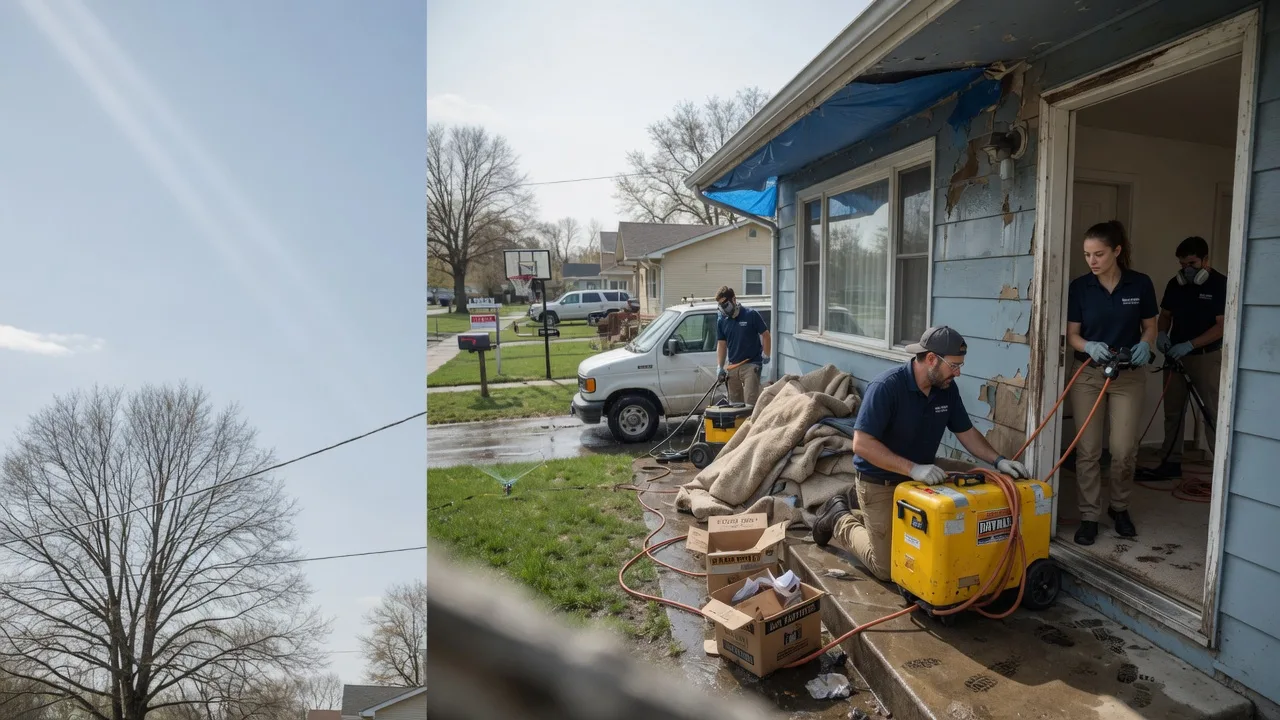 Basement Flood Cleanup in Washington, IL near me